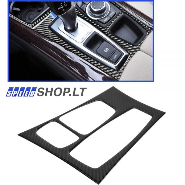 BMW X5-X6 (E70-E71) Carbon konsolės apdaila